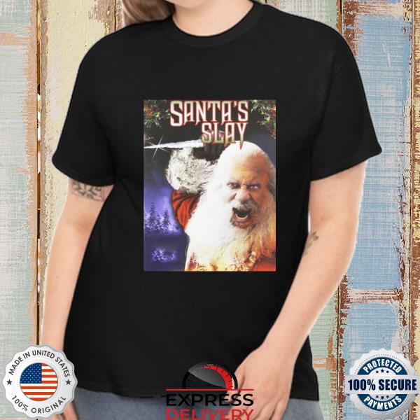 Santa’s Slay Horror Movie Vintage 90s Sweater