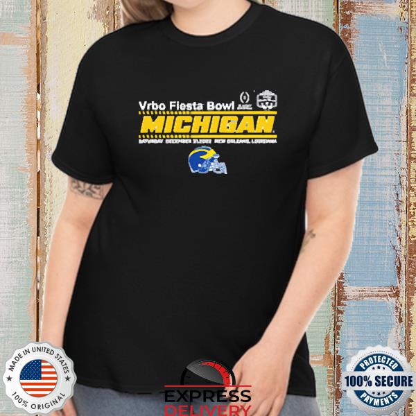 Semifinal Vrbo Fiesta Bowl Michigan Team Helmet Shirt