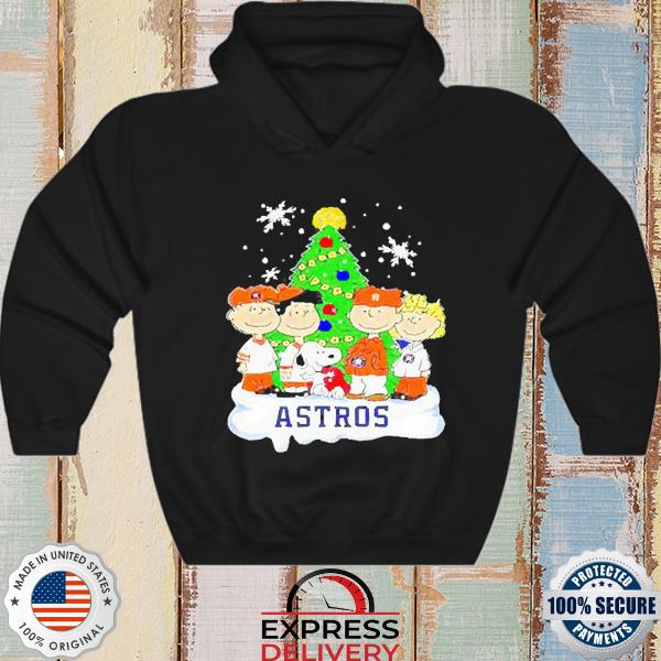 Snoopy Peanuts Houston Astros Christmas Tree T-Shirt, hoodie