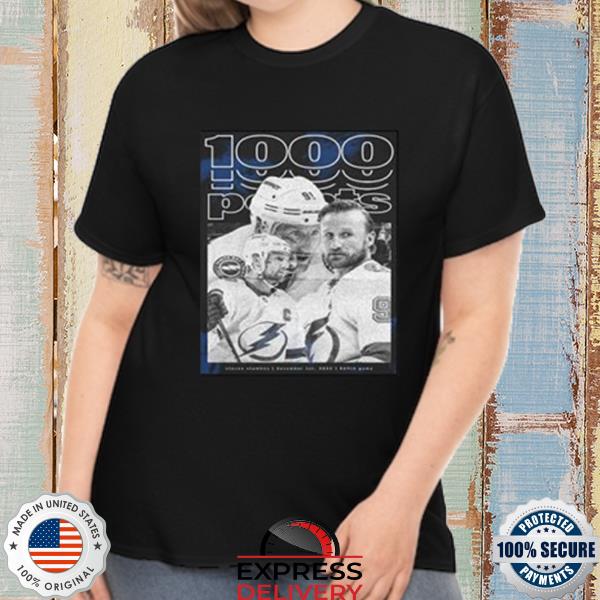 Steven Stamkos 1000 Points For The Captain Tampa Bay Shirts