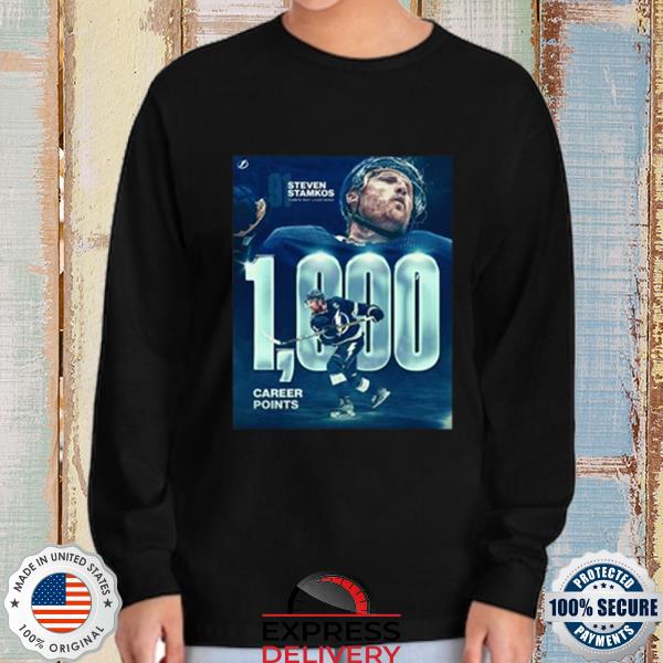 Steven Stamkos Tampa Bay Lightning 1,000 Career Games T-Shirt, hoodie,  sweater, long sleeve and tank top