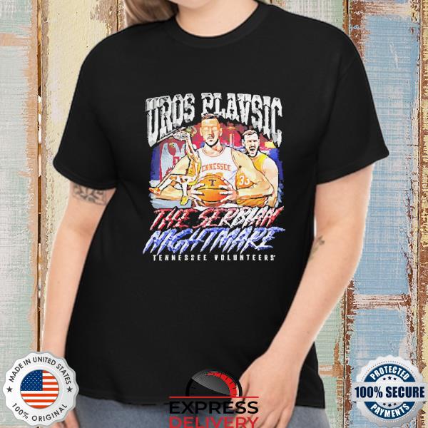 Tennessee Volunteers Uros Plavsic NIL Tee Shirt
