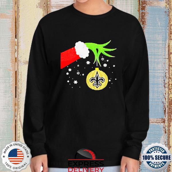 The Grinch Christmas Ornament New Orleans Saints T-Shirt, hoodie, sweater,  long sleeve and tank top