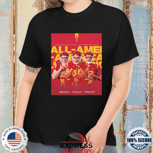 USC Football 2022 Walter Camp All-America Team T-Shirt
