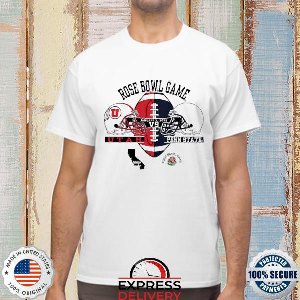 Utah Utes vs Penn State Nittany Lions 2023 Rose Bowl Game Shirt