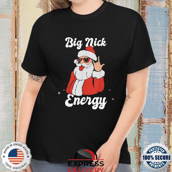 Vintage Christmas santa big nick energy xmas sweater