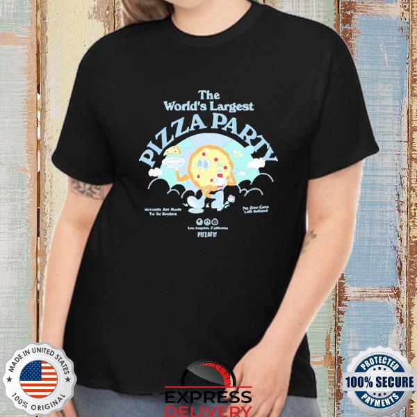 World's largest pizza party merch wlpp shirt