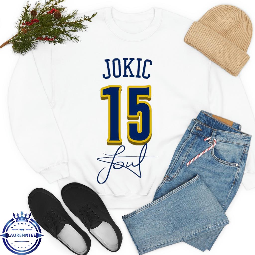 Denver Nuggets Nikola Jokic now and young signature shirt - Limotees