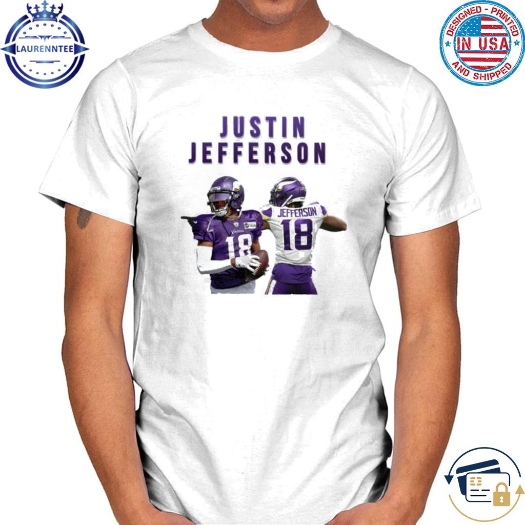18 Justin Jefferson Vintage Funny Retro Colorful Football Shirt, hoodie,  sweater, long sleeve and tank top