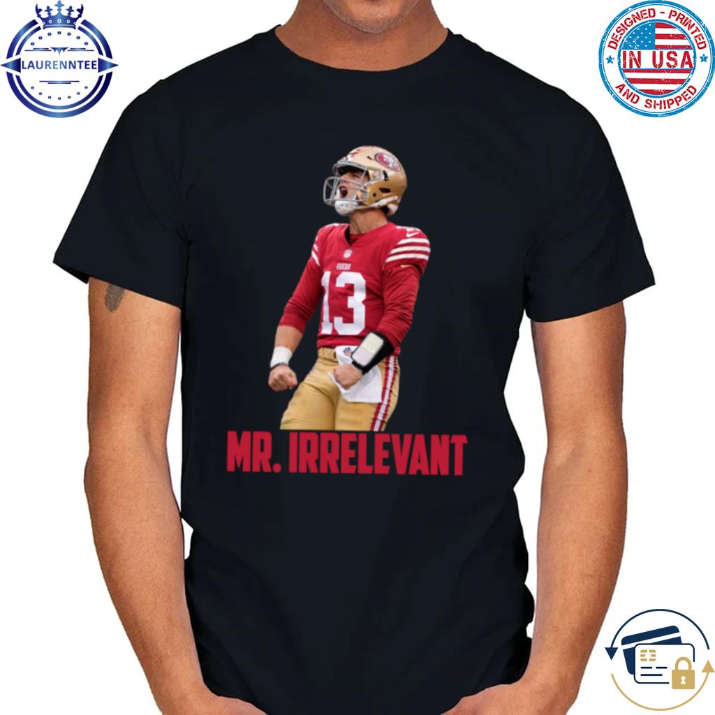 Brock Purdy Mr. Irrelevant Vintage Style Tee San Francisco 