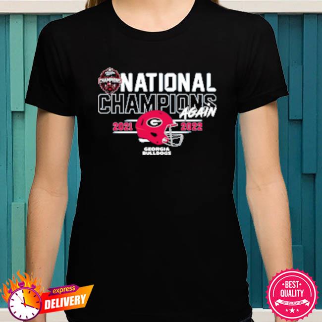 Georgia Bulldogs Champion Back-To-Back College Football Playoff National  Champions T-Shirt - Black