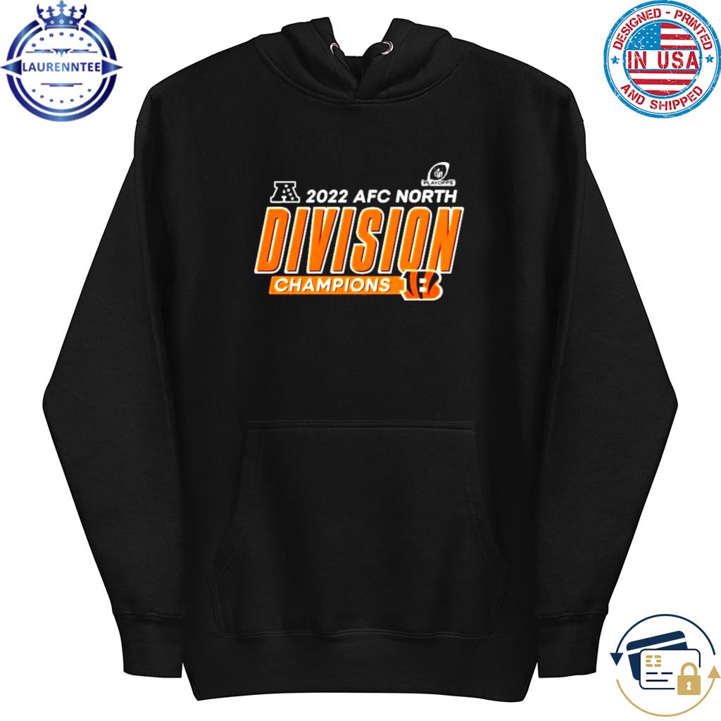 Cincinnati bengals 2022 afc north division champions shirt, hoodie