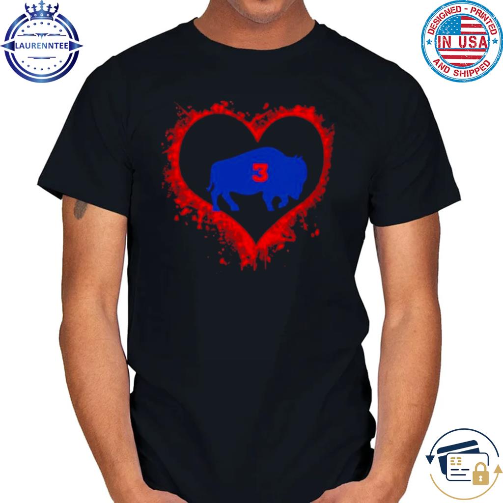 Damar Hamlin Heart 3 Unisex Tee