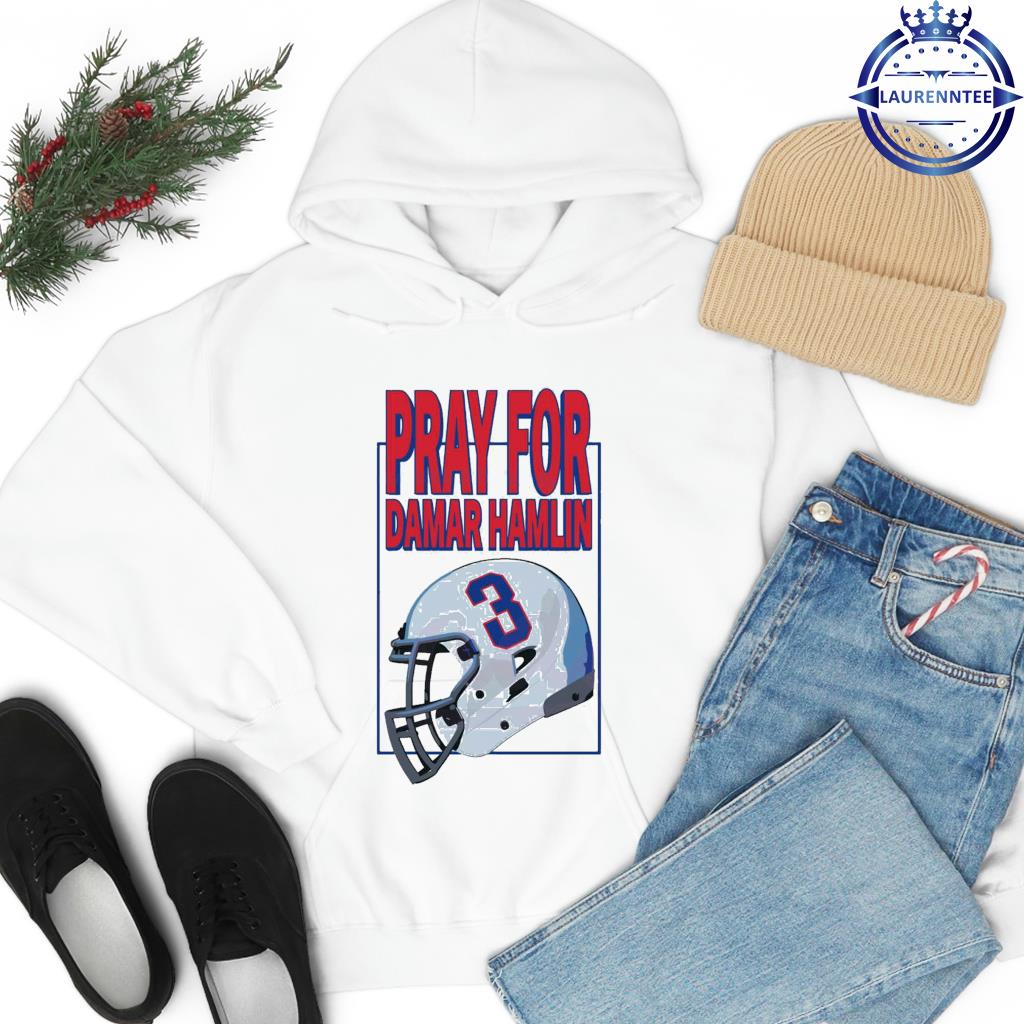 Damar Hamlin Sweatshirt Damar Hamlin Shirt Pray For Damar Hamlin Shirt0001  - Anynee