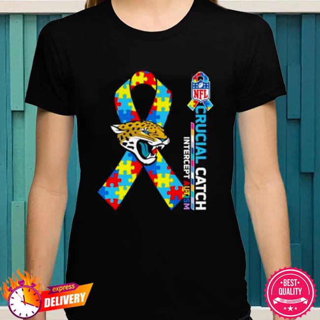 Jacksonville Jaguars NFL Crucial Catch Intercept Autism shirt