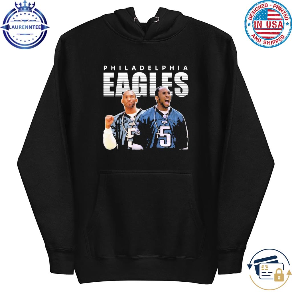 Kobe Bryant Wearing Philadelphia Eagles Jersey Premium Poster