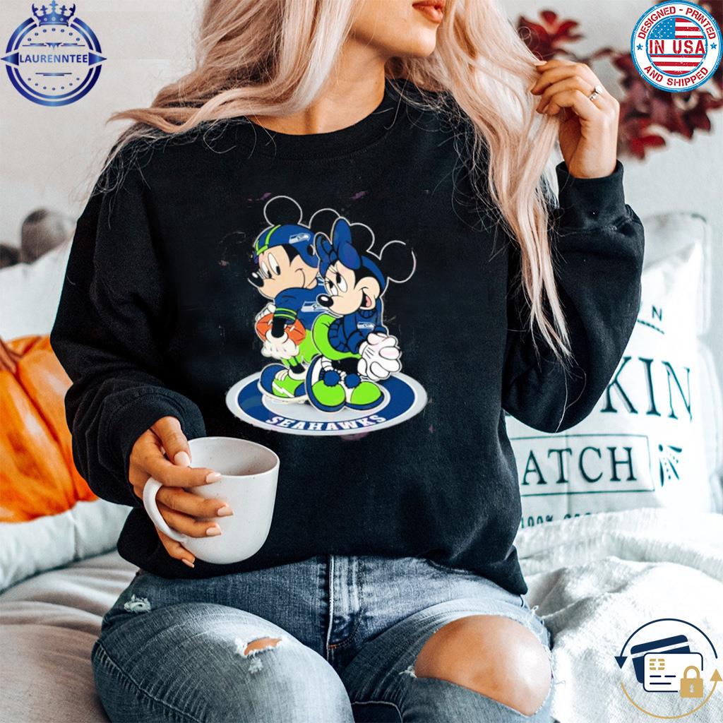 Funny NFL Seattle Seahawks Mickey And Minnie 2023 Shirt, hoodie, sweater,  long sleeve and tank top