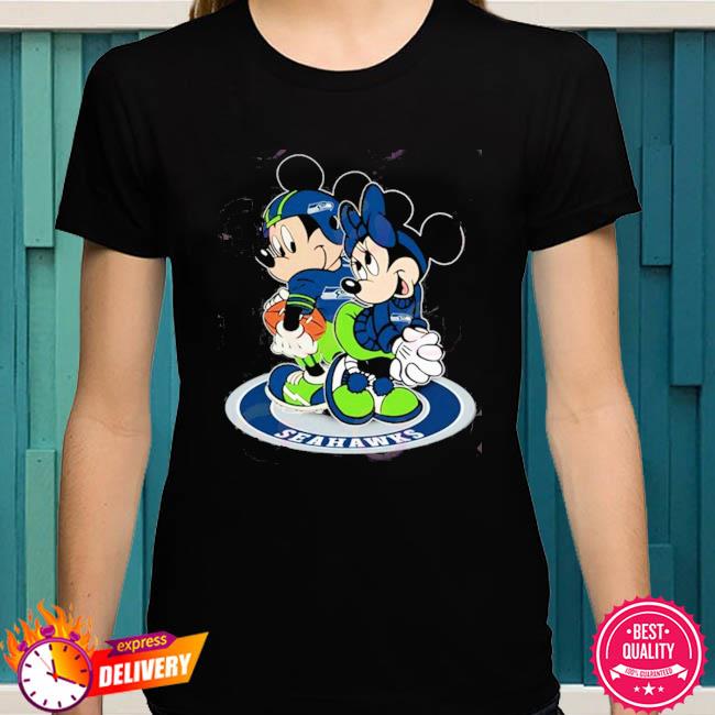 NFL Seattle Seahawks Mickey Mouse And Minnie Disney Shirt