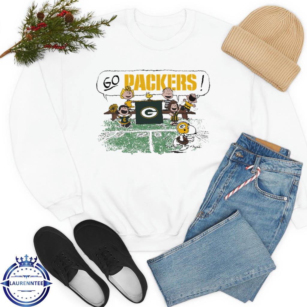 Peanuts Snoopy Football Team Cheer For The Green Bay Packers NFL Shirts