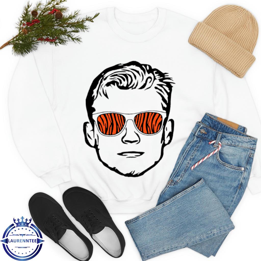 Joe Burrow Joe Cool Sunglasses Football Fan T Shirt S White