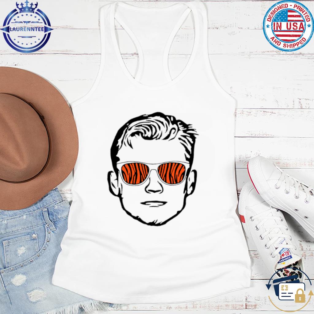 Joe Burrow Joe Cool Sunglasses Football Fan T Shirt S White