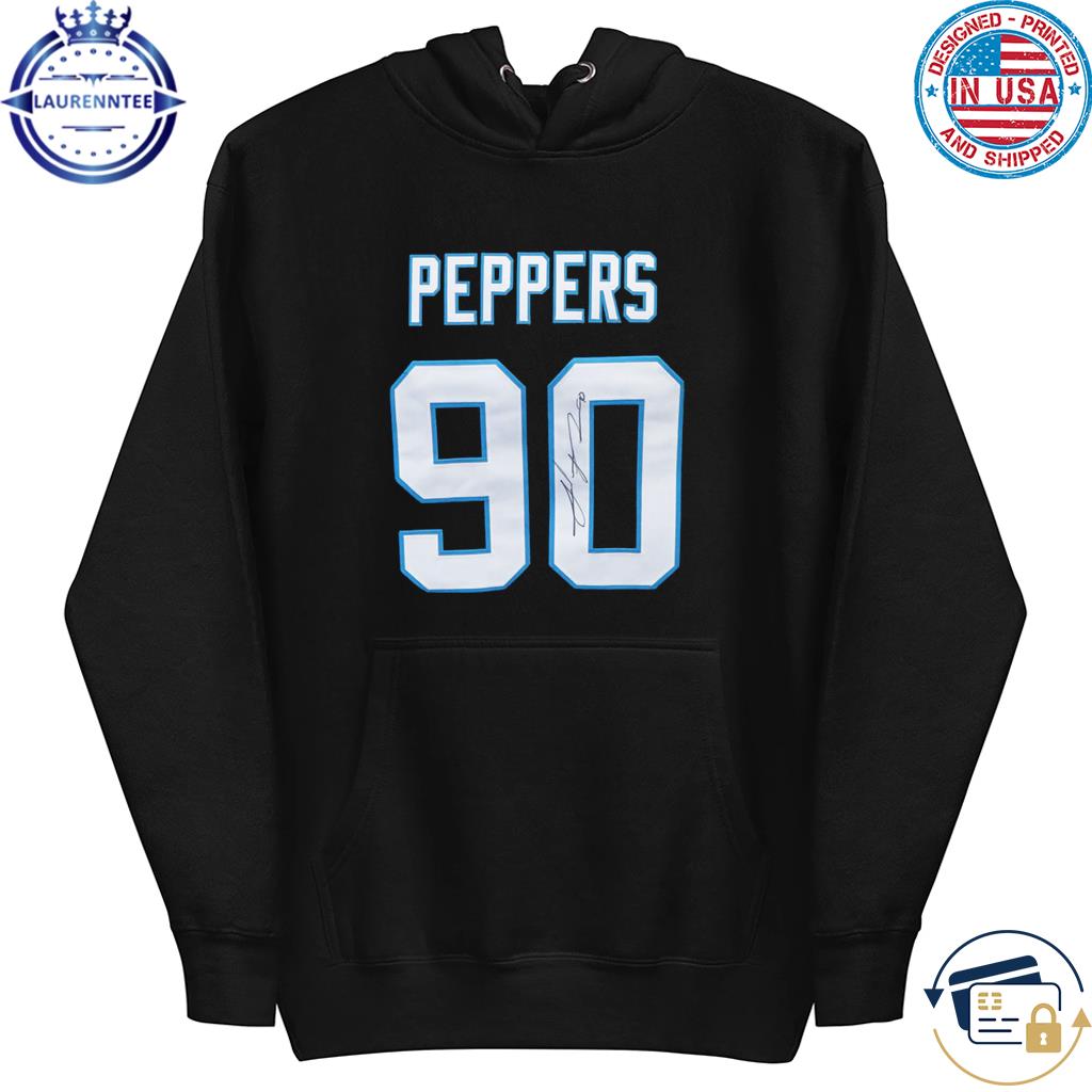 Mente docena aerolíneas Julius peppers autographed Carolina panthers jersey signature shirt,  hoodie, sweater, long sleeve and tank top