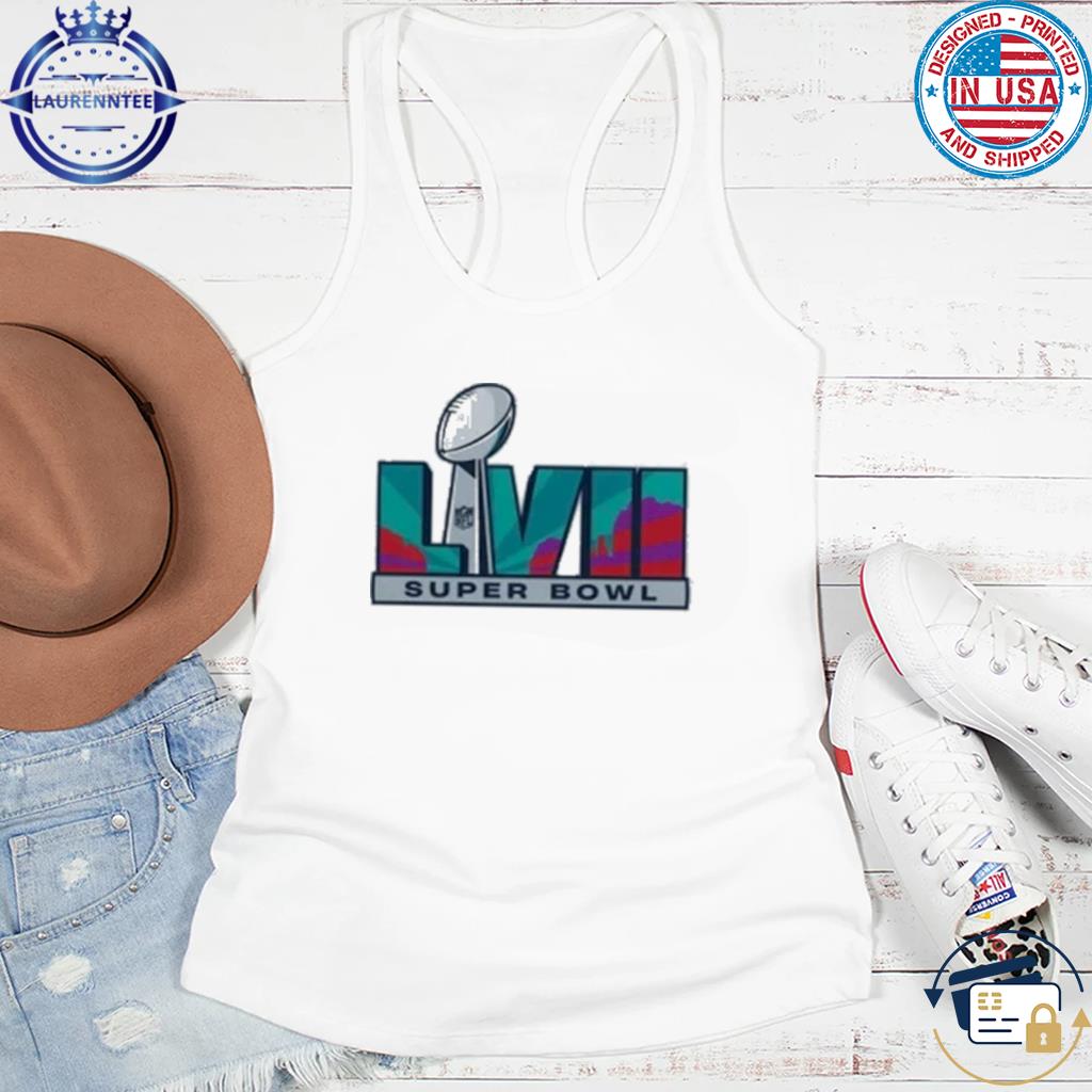 Super Bowl Merchandise Fanatics Branded SB LVII Logo Long Sleeve T-Shirt -  White