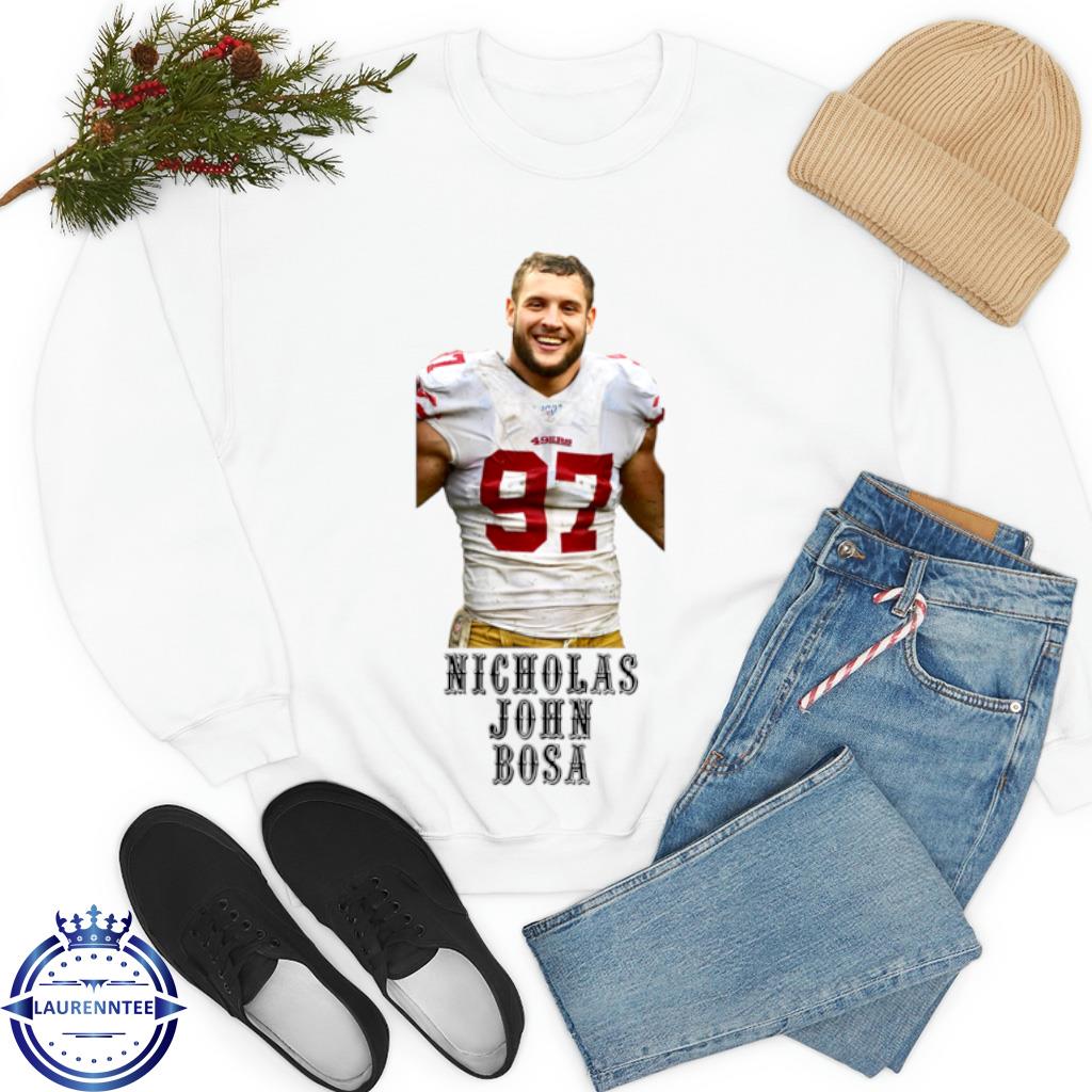 Nick Bosa 97 San Francisco 49ers player football poster shirt, hoodie,  sweater, long sleeve and tank top