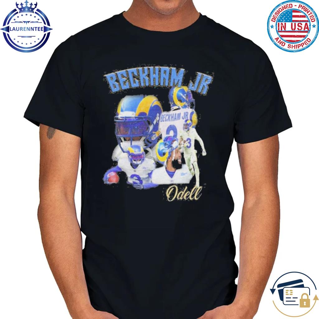 Odell beckham jr la rams bootleg shirt, hoodie, sweater, long sleeve and  tank top