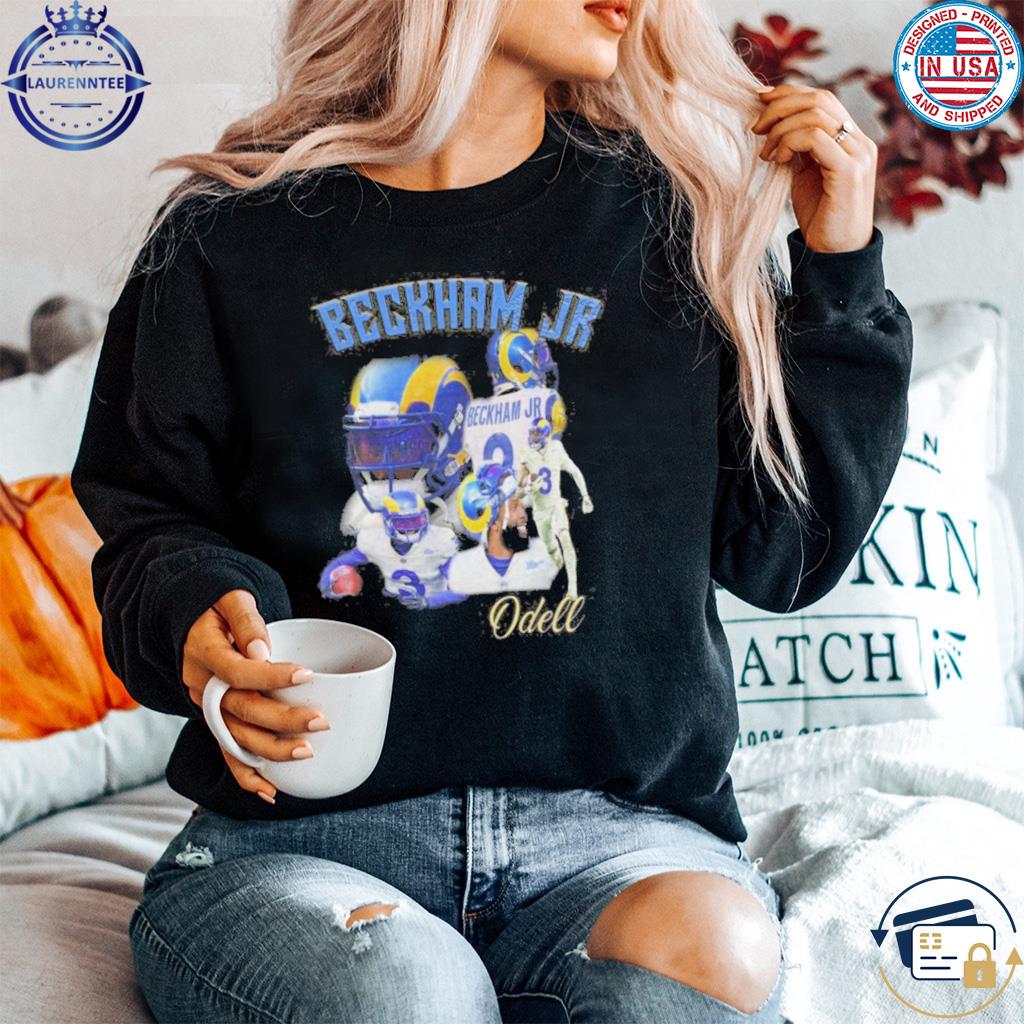 Odell beckham jr la rams bootleg shirt, hoodie, sweater, long sleeve and  tank top