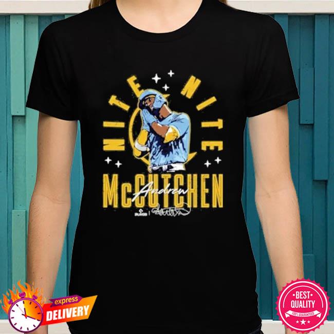 Andrew Mccutchen Milwaukee Brewers Nite Nite signature shirt