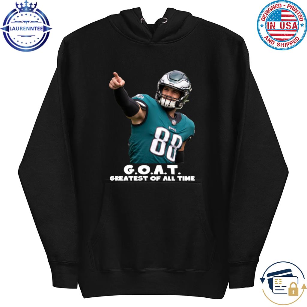 Official Dallas Goedert Greatest Of All Time Goat Philadelphia Football  Shirt