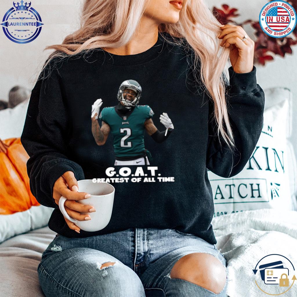 Official Darius Slay Greatest Of All Time Goat Philadelphia Football Shirt,  hoodie, sweater, long sleeve and tank top