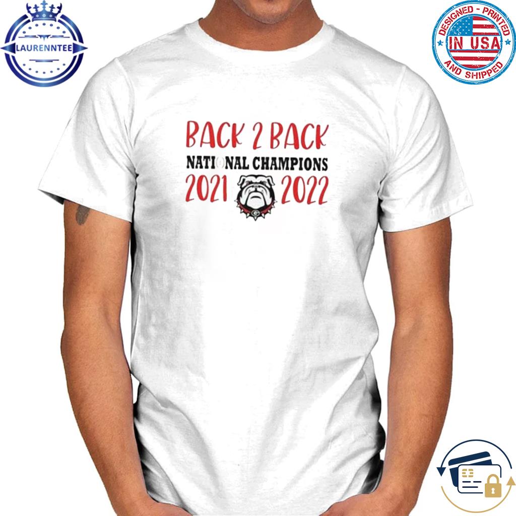 Georgia Bulldogs T-shirt - 2022 Back to Back National Champions