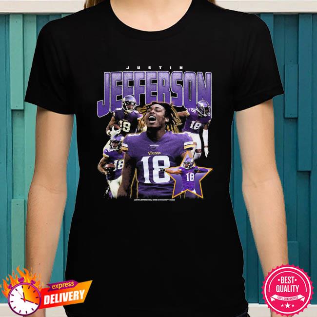 Official Justin Jefferson 18 shirt, hoodie, sweater, long sleeve and tank  top