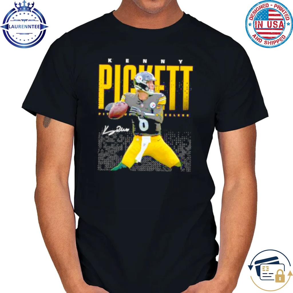 Official Pittsburgh Steelers kenny pickett signature T-shirt