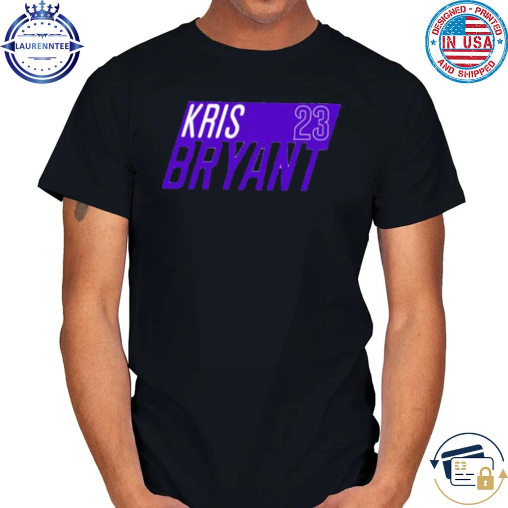 Official Kris bryant 23 colorado rockies shirt, hoodie, sweater, long  sleeve and tank top