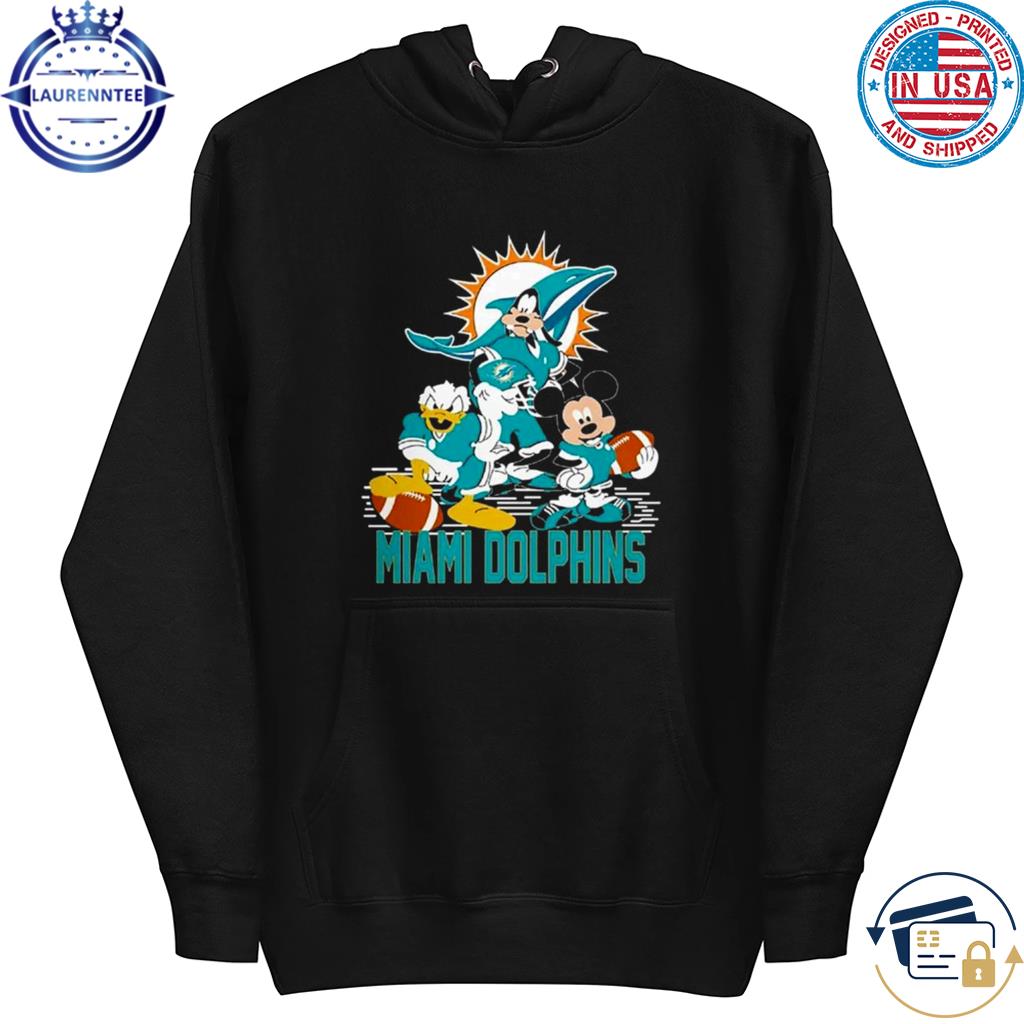 Mickey mouse Donald and Goofy Miami Dolphins football shirt, hoodie,  sweater, long sleeve and tank top