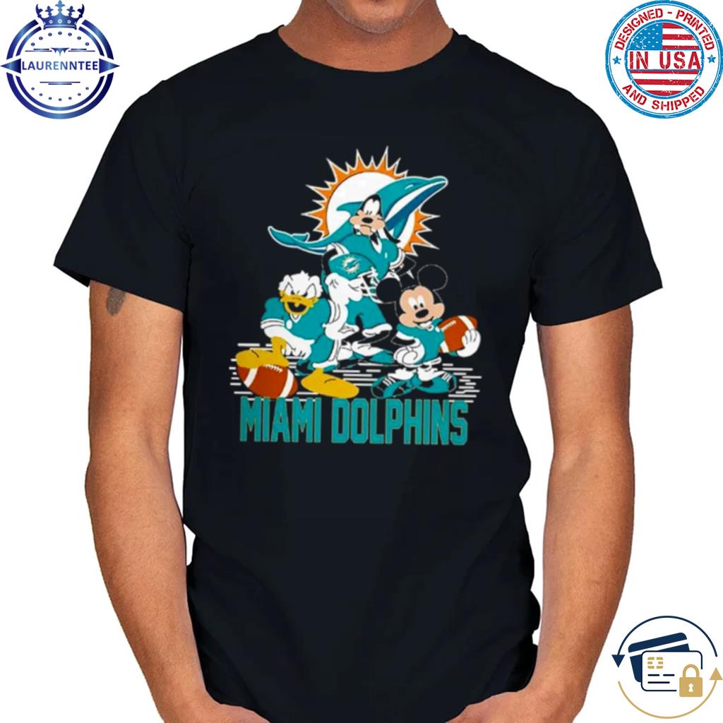 Mickey mouse Donald and Goofy Miami Dolphins football shirt, hoodie,  sweater, long sleeve and tank top