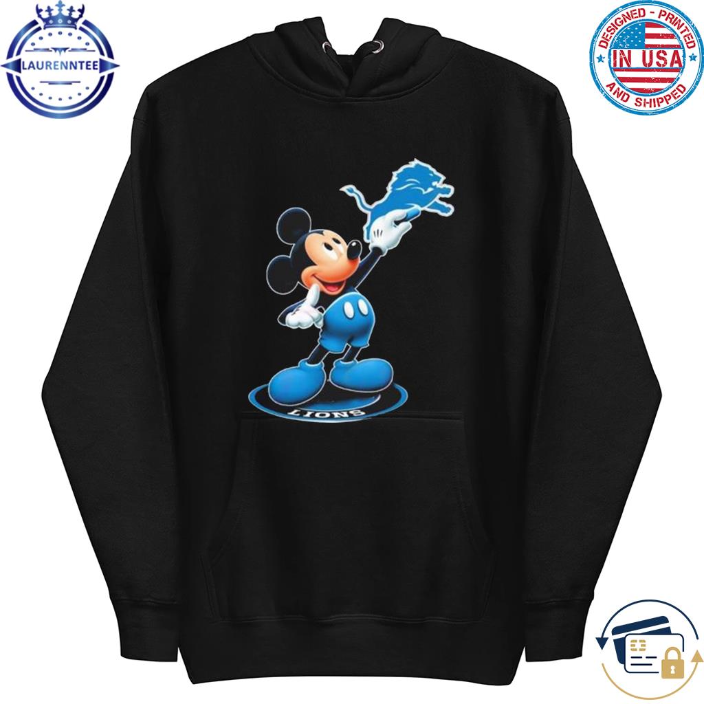 NFL Detroit Lions Disney Mickey T Shirt Show Your Team Spirit In