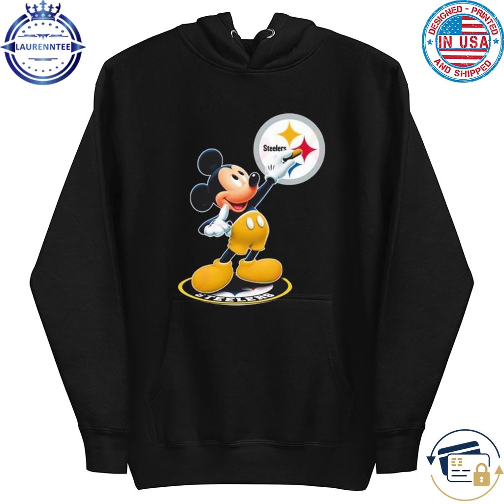 Mickey Mouse Nfl Pittsburgh Steelers Logo 2023 Shirt, hoodie, sweater, long  sleeve and tank top