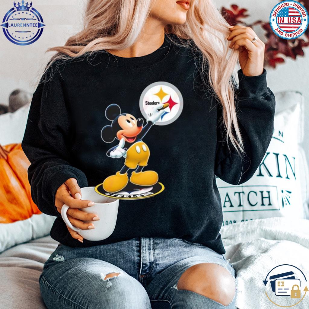 mickey mouse steelers shirt