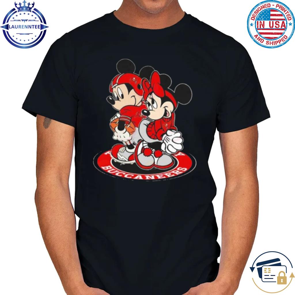 Official NFL Tampa Bay Buccaneers Mickey Mouse And Minnie Mouse