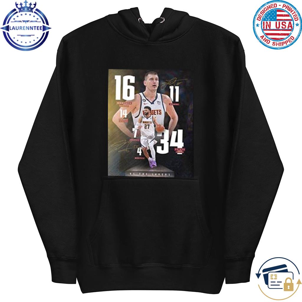 Denver Nuggets NBA Jam Jamal Murray and Nikola Jokic caricature funny T- shirt, hoodie, sweater, long sleeve and tank top