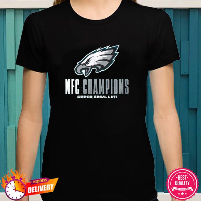 Philadelphia Eagles Nfc Champions Super Bowl Lvii Shirt Ladies T-shirt