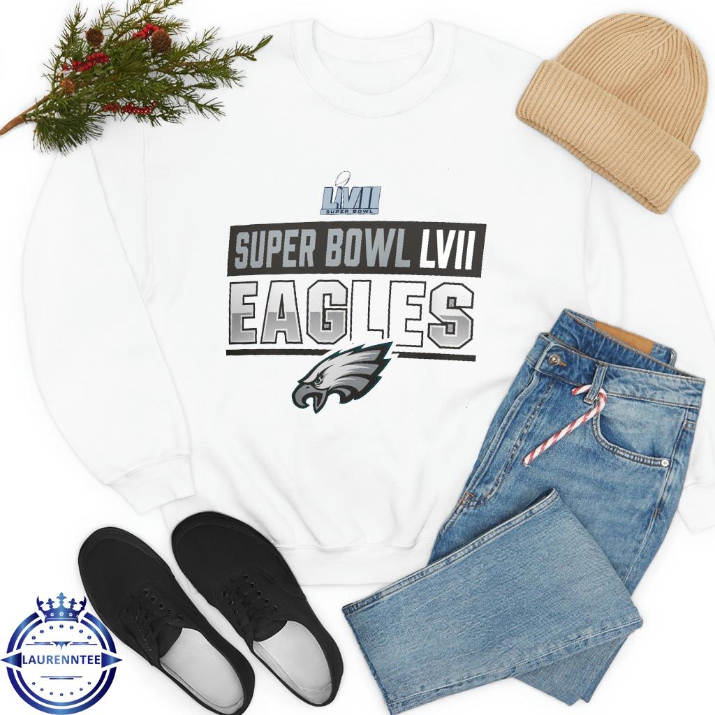 Official Philadelphia eagles super bowl lvii custom name & number 2023 shirt,  hoodie, sweater, long sleeve and tank top