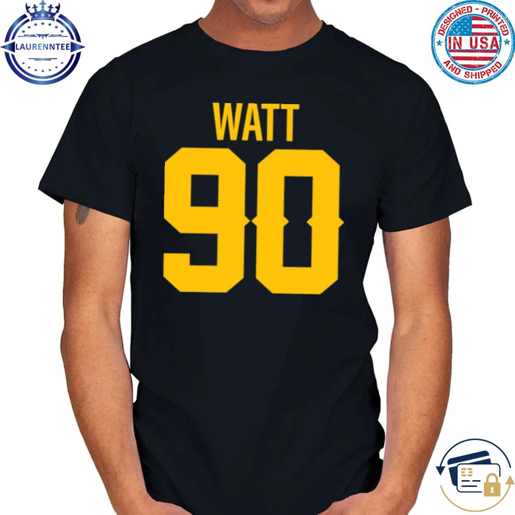 Jersey Number T. J. Watt Steelers #90 Unisex Hoodie - Teeruto