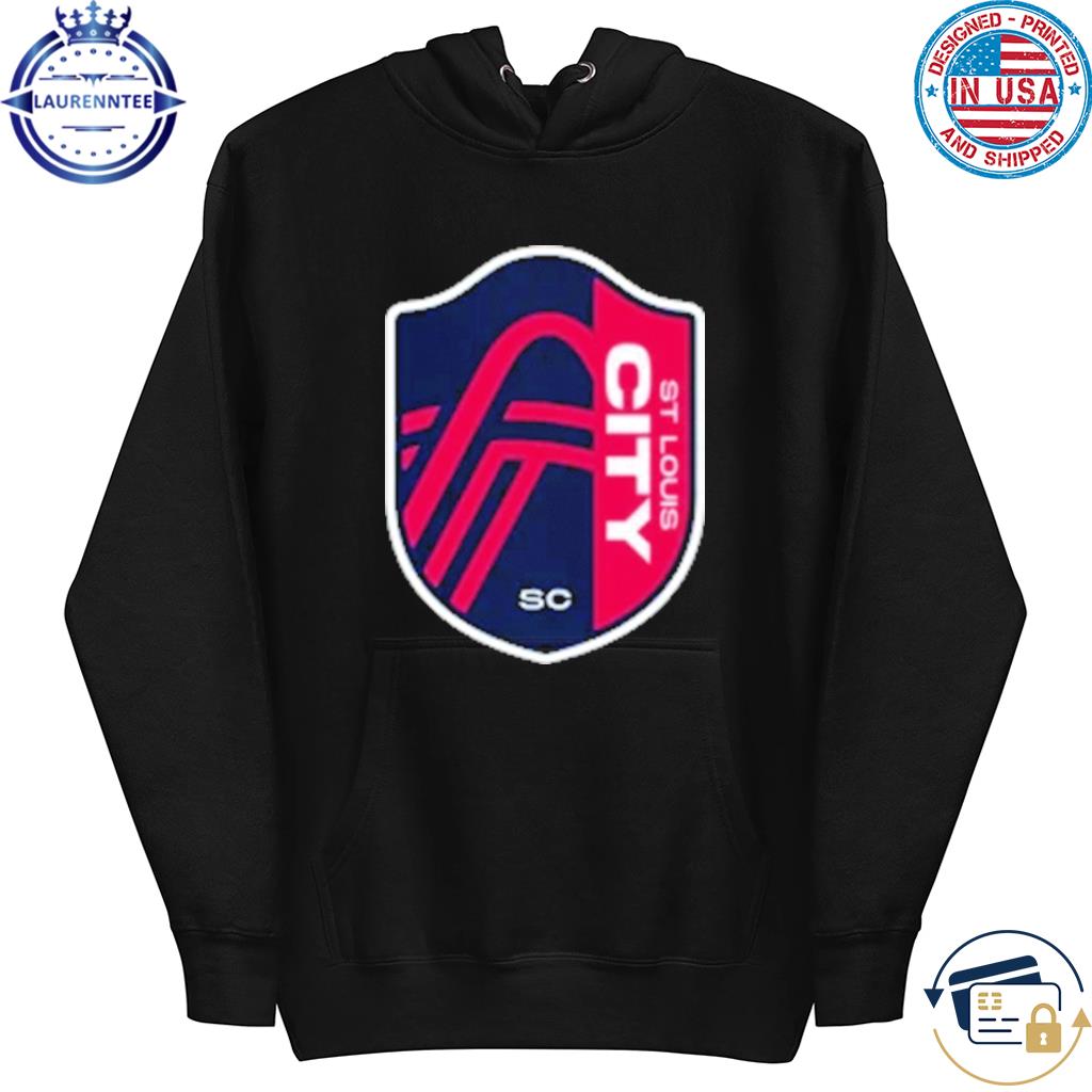 Men's Fanatics Branded Navy St. Louis City SC Official Logo Pullover Hoodie Size: 3XL