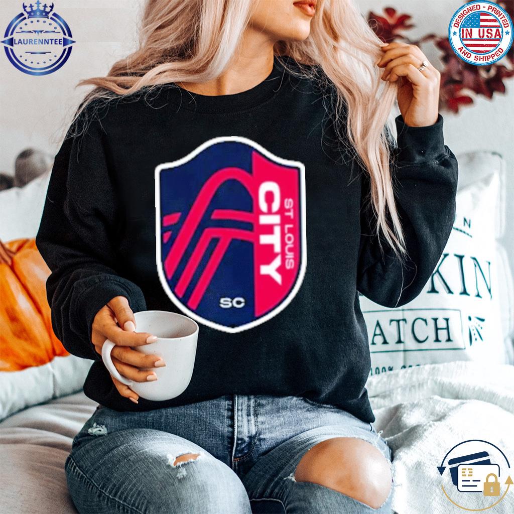 Men's Fanatics Branded Navy St. Louis City SC Official Logo Pullover Hoodie Size: 3XL