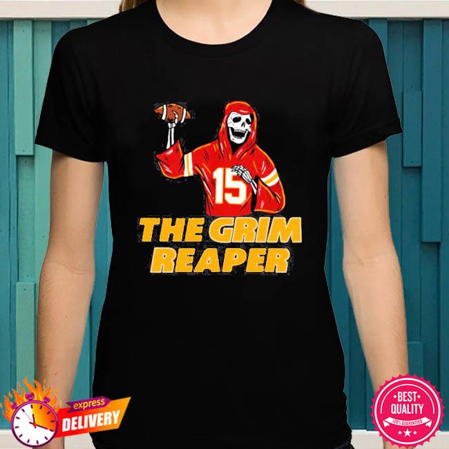 Kansas City Chiefs When Be The It Is Grim Reaper Number 15 - Patrick Mahomes  Premium T-Shirt - REVER LAVIE